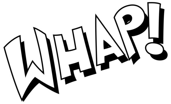 Whap - Comic Expression Vector Text