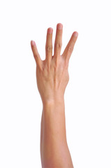 Man hand sign