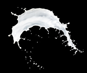 Obraz premium milk splash