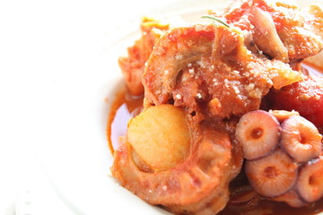 italian food, octopus stew