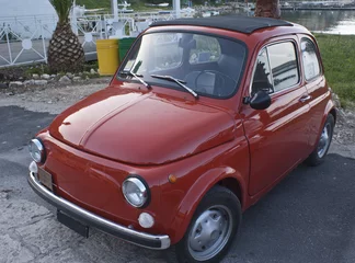 Fotobehang Oldtimers oude italiaanse auto