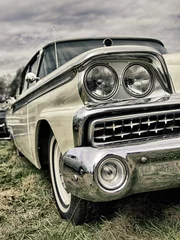 Selbstklebende Fototapeten Amerikanische Oldtimer-Limousine © eyewave