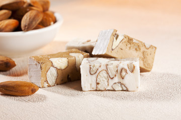 Fine Belgian Nougat with Almonds