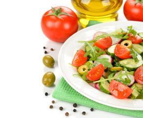 Obraz na płótnie Canvas Salad with arugula