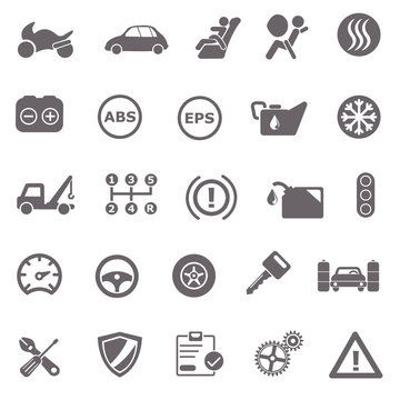 Automotive basic icons