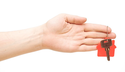 House key in hand