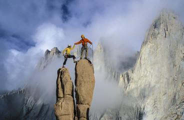 Team on the summit.