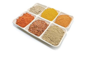Variety of Spices and herbs,Food and cuisine ingredients