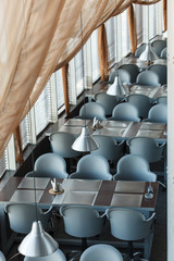 Interior of restaurant