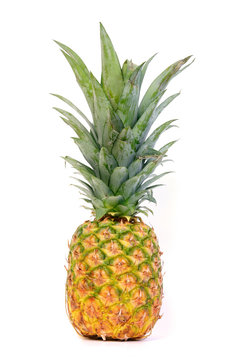pineapple over white