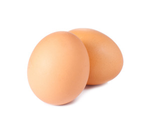 eggs isolated on white background