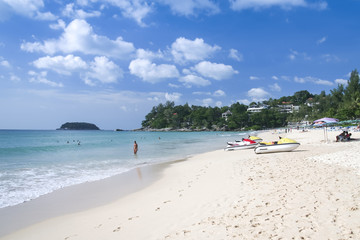 kata beach tourists phuket island
