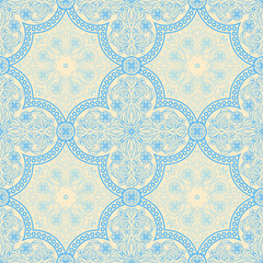 blue retro pattern