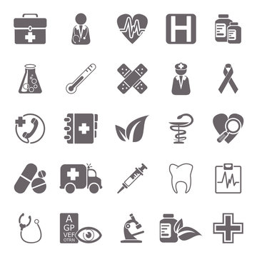 Medicine basic icons