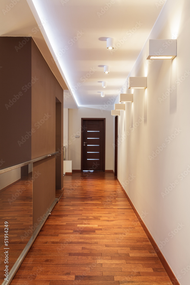 Wall mural Grand design - long corridor