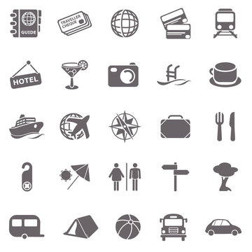 Travel basic icons