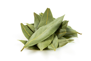 Fototapeta premium Bay leaf isolated on white