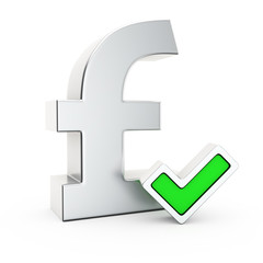 Obraz premium Approved pound