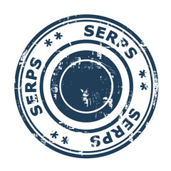 SERPS concept stamp