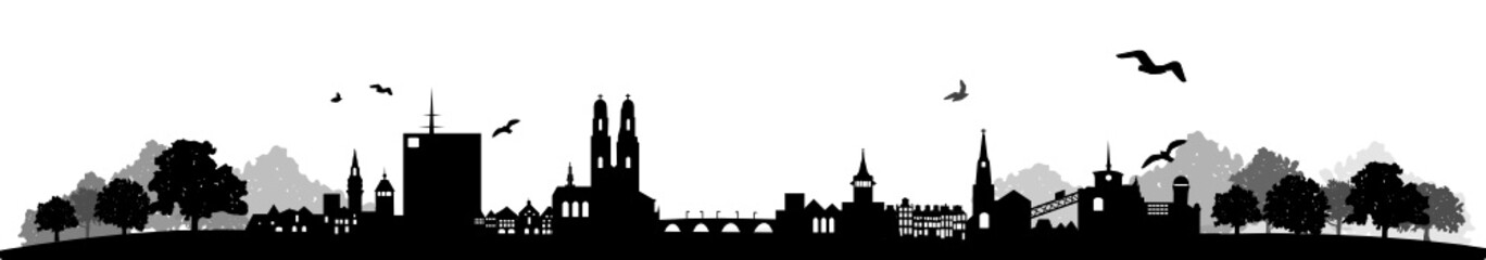 Obraz premium Skyline Zürich