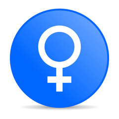 sex blue circle web glossy icon