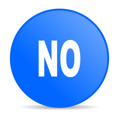 no blue circle web glossy icon