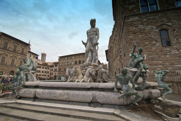Fototapeta na wymiar Piazza della Signoria, Florence