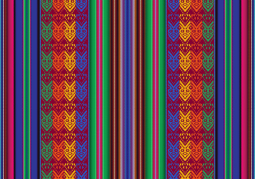 Bolivian seamless pattern