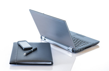 Laptop and Portfolio