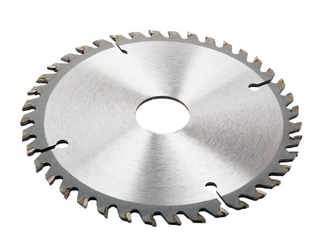 saw blade isolated on white