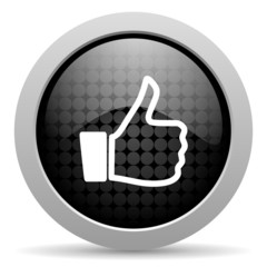 like black circle web glossy icon
