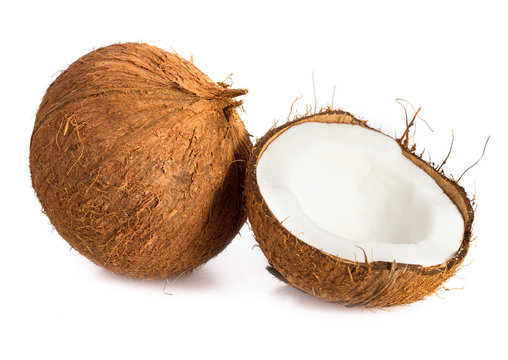 Coconut. Coconut isolated on white Background