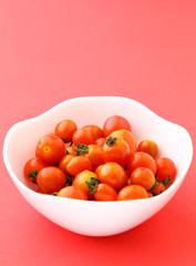 cherry tomato in the bowl