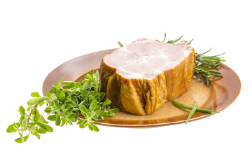 Bacon with vegetables