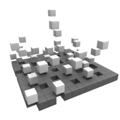 Fototapeta premium cube background