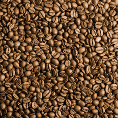 Background from coffee beans
