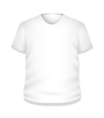 White T-shirt Design Vector Illustration Template