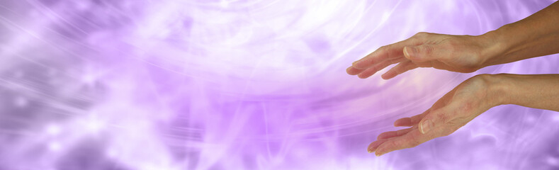Healing therapy website banner head