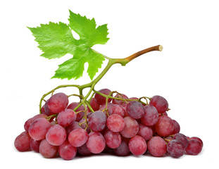 Fototapeta premium grapes isolated on white background