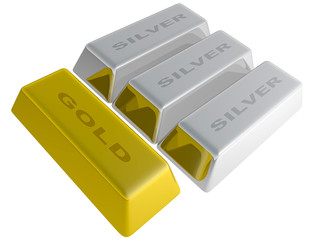 silver and gold