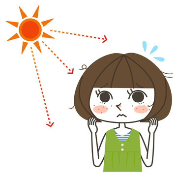 女性と紫外線
