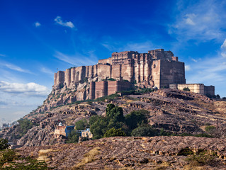 Fototapeta na wymiar Mehrangarh Fort, Jodhpur, Rajasthan, India