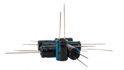 Capacitors isolated