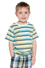 Fototapeta premium Portrait of a smiling little boy