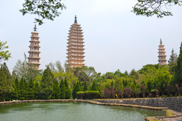 云南大理的三塔