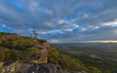 Fototapeta na wymiar Hassans wall, Blue mountain national park ,NSW, Australia