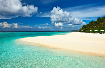 Fototapeta premium Beautiful beach at Maldives