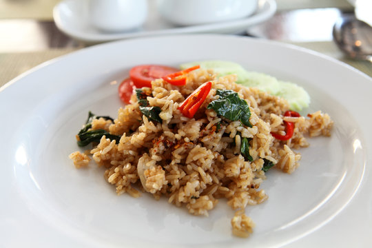 Thai Fried Rice with Basil