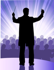 conductor before public