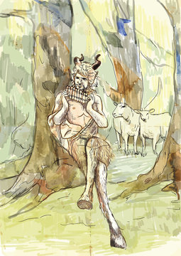 Pan - Is the god of the wild, shepherds and flocks